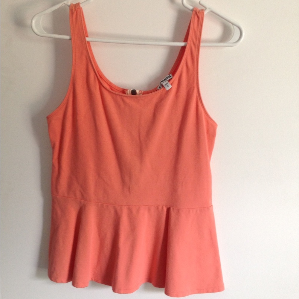 Express Peplum Tank Size M